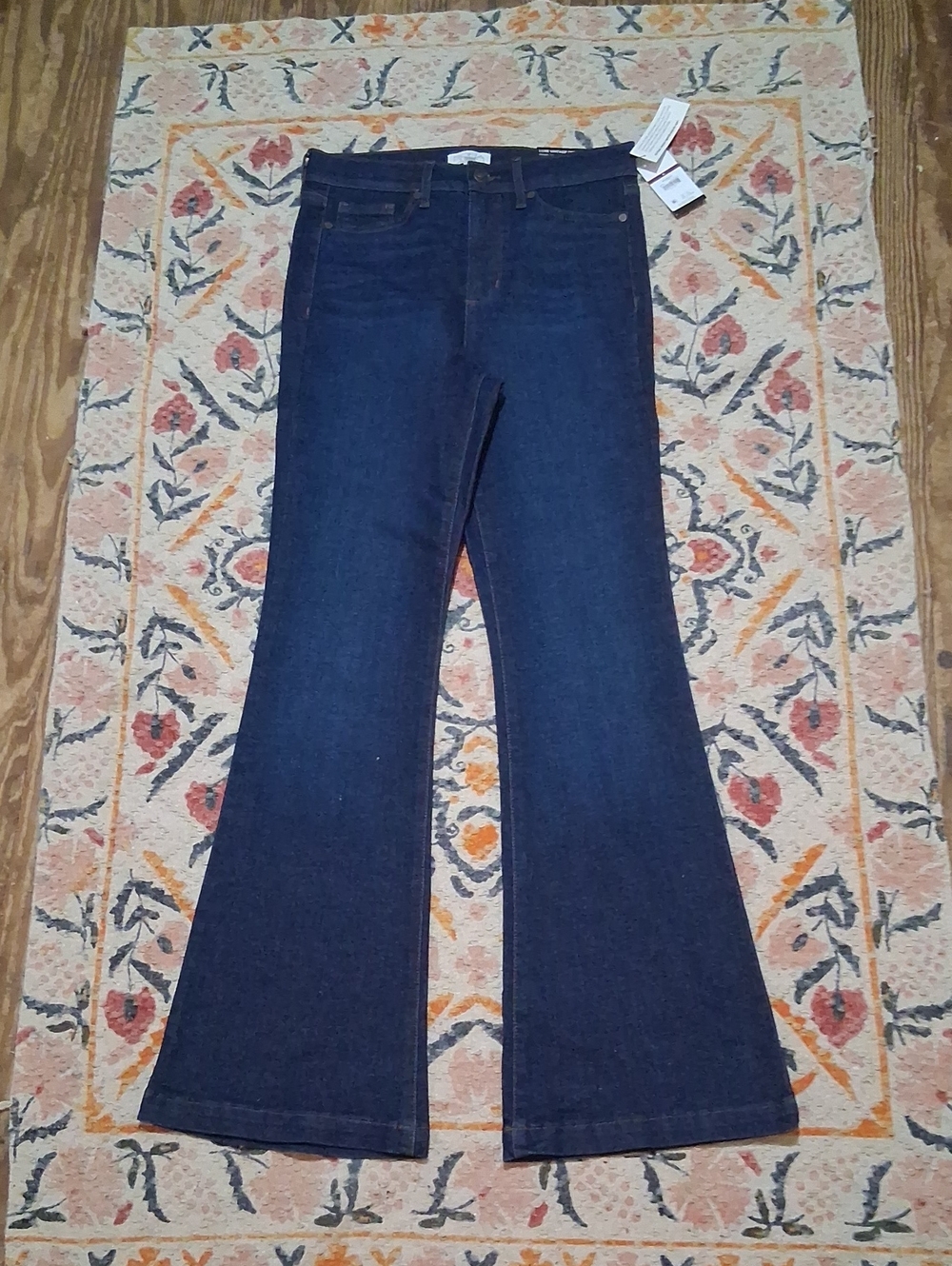 High Rise Wide Leg Flare Jeans - Picture 9 of 9